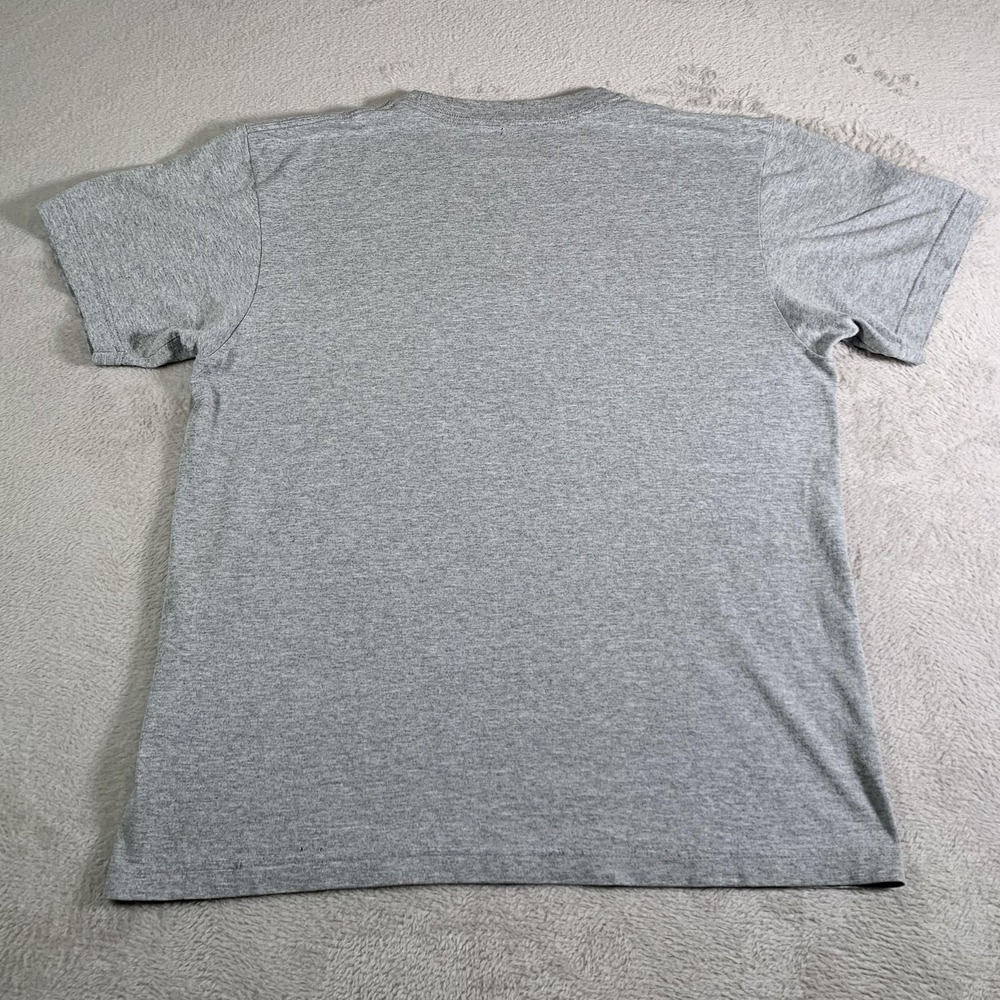 Wisconsin Badgers Shirt Mens Large Gray NCAA College Football Adidas Graphic Tee - Picture 8 of 9